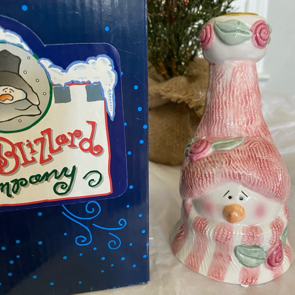 N W Blizzard taper candle holder